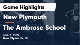 New Plymouth  vs The Ambrose School Game Highlights - Jan. 6, 2022