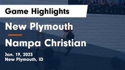 New Plymouth  vs Nampa Christian  Game Highlights - Jan. 19, 2023