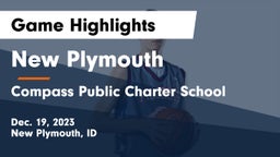 New Plymouth  vs Compass Public Charter School Game Highlights - Dec. 19, 2023