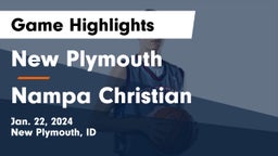 New Plymouth  vs Nampa Christian  Game Highlights - Jan. 22, 2024