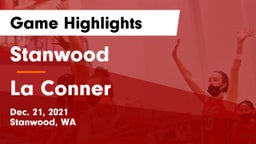 Stanwood  vs La Conner  Game Highlights - Dec. 21, 2021