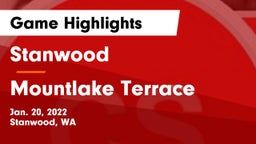 Stanwood  vs Mountlake Terrace Game Highlights - Jan. 20, 2022