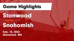 Stanwood  vs Snohomish Game Highlights - Feb. 15, 2022