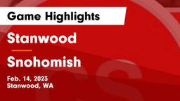 Stanwood  vs Snohomish  Game Highlights - Feb. 14, 2023