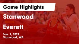 Stanwood  vs Everett  Game Highlights - Jan. 9, 2024