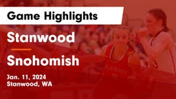 Stanwood  vs Snohomish  Game Highlights - Jan. 11, 2024