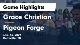 Grace Christian  vs Pigeon Forge  Game Highlights - Jan. 13, 2022