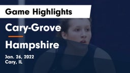 Cary-Grove  vs Hampshire  Game Highlights - Jan. 26, 2022