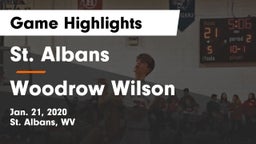 St. Albans  vs Woodrow Wilson  Game Highlights - Jan. 21, 2020