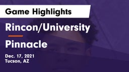 Rincon/University  vs Pinnacle  Game Highlights - Dec. 17, 2021