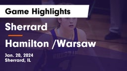 Sherrard  vs Hamilton /Warsaw  Game Highlights - Jan. 20, 2024