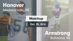 Matchup: Hanover  vs. Armstrong  2016