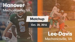 Matchup: Hanover  vs. Lee-Davis  2016