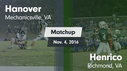 Matchup: Hanover  vs. Henrico  2016