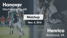 Matchup: Hanover  vs. Henrico 2016