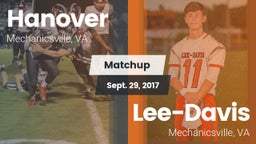 Matchup: Hanover  vs. Lee-Davis  2017