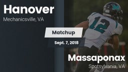 Matchup: Hanover  vs. Massaponax  2018