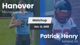 Matchup: Hanover  vs. Patrick Henry  2018