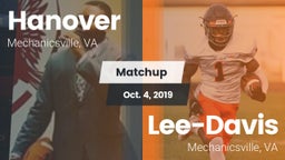 Matchup: Hanover  vs. Lee-Davis  2019