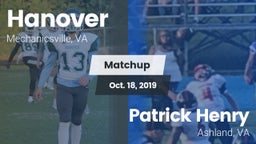 Matchup: Hanover  vs. Patrick Henry  2019