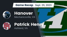 Recap: Hanover  vs. Patrick Henry  2023