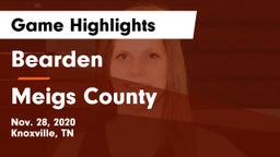 Bearden  vs Meigs County  Game Highlights - Nov. 28, 2020