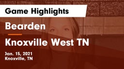 Bearden  vs Knoxville West  TN Game Highlights - Jan. 15, 2021