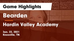 Bearden  vs Hardin Valley Academy Game Highlights - Jan. 22, 2021