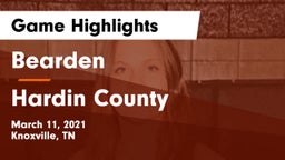 Bearden  vs Hardin County  Game Highlights - March 11, 2021