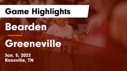 Bearden  vs Greeneville  Game Highlights - Jan. 5, 2022