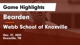 Bearden  vs Webb School of Knoxville Game Highlights - Dec. 27, 2023