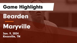 Bearden  vs Maryville  Game Highlights - Jan. 9, 2024