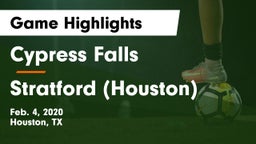 Cypress Falls  vs Stratford  (Houston) Game Highlights - Feb. 4, 2020