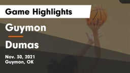 Guymon  vs Dumas  Game Highlights - Nov. 30, 2021