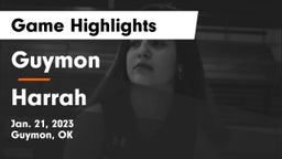 Guymon  vs Harrah  Game Highlights - Jan. 21, 2023