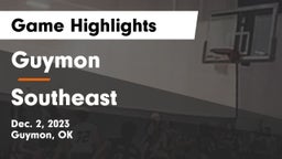 Guymon  vs Southeast  Game Highlights - Dec. 2, 2023