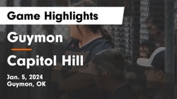 Guymon  vs Capitol Hill  Game Highlights - Jan. 5, 2024