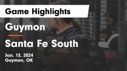 Guymon  vs Santa Fe South  Game Highlights - Jan. 13, 2024