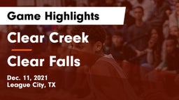 Clear Creek  vs Clear Falls  Game Highlights - Dec. 11, 2021