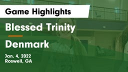 Blessed Trinity  vs Denmark  Game Highlights - Jan. 4, 2022