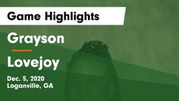 Grayson  vs Lovejoy  Game Highlights - Dec. 5, 2020