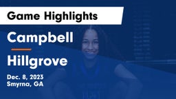 Campbell  vs Hillgrove  Game Highlights - Dec. 8, 2023