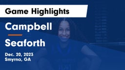 Campbell  vs Seaforth  Game Highlights - Dec. 20, 2023