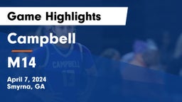 Campbell  vs  M14 Game Highlights - April 7, 2024