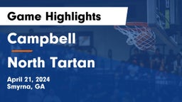 Campbell  vs North Tartan Game Highlights - April 21, 2024