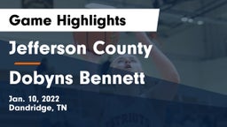 Jefferson County  vs Dobyns Bennett Game Highlights - Jan. 10, 2022