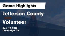 Jefferson County  vs Volunteer  Game Highlights - Dec. 12, 2022