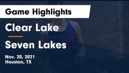 Clear Lake  vs Seven Lakes  Game Highlights - Nov. 20, 2021