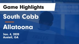 South Cobb  vs Allatoona  Game Highlights - Jan. 4, 2020