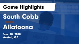South Cobb  vs Allatoona  Game Highlights - Jan. 28, 2020